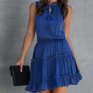 Sleeveless A line Dress